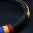 Car Universal 38CM Leather Car Steel Ring Wheel - 4