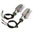 Signal Lights Amber Light Universal Turn Indicators Chrome Motorcycle - 2