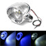 Honda Yamaha Suzuki Kawasaki 12V Motorcycle Headlight With White LED Angel Eye - 1