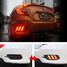 Mustang Rear Bumper Reflector Style LED Brake Lights House Honda Civic - 3