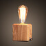 Nordic 100 Room Table Lamp Wooden Art - 2