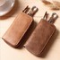 Key Wallet Leather Car Car Bag Holder Women Men's - 2