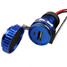 5V 2.1A USB Car Power Charger Socket 12V-24V Motorcycle Clock Adapter with - 4