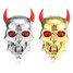 Laser Skull Style E-bike Modes Bicycle Cycling LED Eye Rear Tail Light - 2