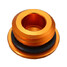 EXC Orange Stainless Steel KTM CNC Cap - 5