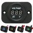 12V-24V Car Boat Marine Motorcycle Voltmeter Voltage Meter Gauge Waterproof LED - 1