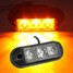 Lights Recovery Amber Flashing Strobe Lorries Breakdown Beacon Trunk 3 Led Lamp - 1