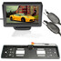 4.3 Inch TFT LCD Monitor 170° Reversing Backup Camera License Wireless Car - 1