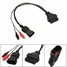 OBD2 Detection Adaptor Diagnostic Cable Romeo OBD1 Fiat 16Pin 3Pin - 1