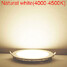 Panel Light Dimmable Natural White 18w Ac85-265v Led Round Cold White Chip - 8
