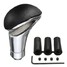 Aluminum Universal Automatic Gear Manual Car Leather Stick Shift Shifter Lever Knob - 5