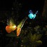 Garden Led Light Butterfly Solar Power Color Fibre - 7