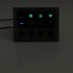 Marine Car Boat Waterproof Motor RV 4 Gang LED Rocker Switch Panel Circuit - 3