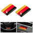 Pair Germany Flag Emblem Decal Decoration Aluminum Badge Car Sticker - 1