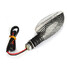 Motorcycle LED Turn Lights Indicators Carbon - 3