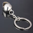 Key Chain Ring Keychain Keyring Motorcycle Helmet Silver Auto - 3