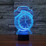 Novelty Lighting Decoration Atmosphere Lamp Clock 3d Christmas Light 100 Touch Dimming - 4