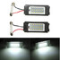 Pair White BMW MINI Cooper 18SMD LED License Plate Light Lamp R57 - 1