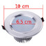 Round Cool White 250lm Downlight Natural Change Color 3w Led - 8