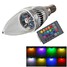 E14 Candle Bulb 3w Light Colorful Light Led 240lm Remote Control - 3