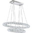 Living Room 240v Ring Fcc Pendant Light Crystal Double Led Modern - 1