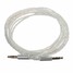 Male Audio PTFE Teflon Cable PC 3.5mm Phone IPOD Car AUX Stereo Male 2.5M - 1