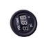 Round 12V-24V Voltmeter Vehicle Panel Motorcycle LED Digital Voltage Display - 7