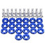 20pcs CNC Aluminum Dress Up Engine Bumper Fender Washer Kit Bolt - 5