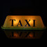12V Car Yellow Magnetic Cab Roof Lamp Sign Light Taxi LED Top - 1