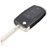 3 Buttons Key Keyless Remote Shell VW Golf Jetta Case Uncut Blade - 1