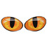 3D Funny Decal Window Door Big Reflective Eyes Motorcycle Car Stickers Cat - 1