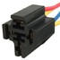 Wired Relay Pre 5 Pin Holder with Base Socket 30A Mounting - 5