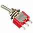 Red 6A 250V Mini SPDT 3 Pin Toggle Switch 125V 3A - 3