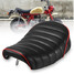 Style Soft Cover Motorcycle Vintage Hump Racer Seat Monkey Black for Honda - 3