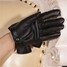 Butterfly Soft Women Wrist Fashion Bow PU Leather Gloves Winter - 5