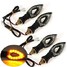 Turn Indicators Lights 4pcs Motorcycle Lamp EP98 12SMD LED - 3