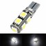 T10 Side Maker Light Bulb Canbus Error Free Car White W5W 5050 9SMD LED Door - 1