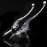 Brake Master Cylinder Clutch Lever Inch Motorcycle Handlebar Skull - 6