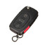 3 Button Shell Panic Replacement Remote Key AUDI With Blade - 1