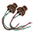 Wire Brake Light Harness A pair LED Bulb Socket Plugs - 2