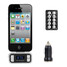 Wireless Car LCD Fm Transmitter for iPhone Backlight Black Silver - 1
