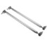 Frame Support Silver Adjustable Front Rear Splitter Bumper Protector Rod - 2