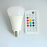 Color Led 9w Dimmable Bulb Music Globe Remote - 2