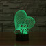 Colorful Decoration Atmosphere Lamp Christmas Light Touch Dimming Led Night Light 100 Love - 3