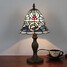 Novelty Lodge Tiffany Resin Multi-shade Rustic Comtemporary Desk Lamps - 4