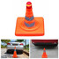 Cone Folding Reflective Warning with LED Safety Sign Traffic Flashing Light - 1