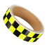 Color Chequer Roll Signal Caution Reflective Sticker Dual Warning - 4