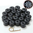 17MM Caps Covers 20pcs Plastic with Hook Bolt Nut HUB fit for VW Wheel - 2