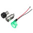 Cigarette Lighter Socket Plug Wire Illuminated 12V Universal Car Green - 8