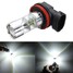 550LM DC 10 to 30V 2835 12SMD LED Car White 6500K H8 Fog Light DRL - 1